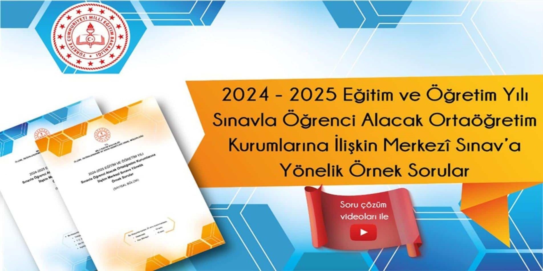 LGS KAPSAMINDAKİ MERKEZÎ SINAVA YÖNELİK İKİNCİ ÖRNEK SORU KİTAPÇIKLARI YAYIMLANDI